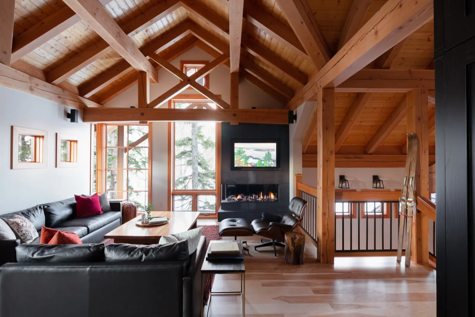 Fernie Modern Timberframe by Knight Custom Homes